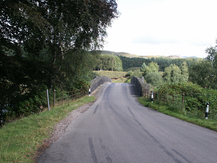 Shiel Bridge, Road Bridge over River Shiel